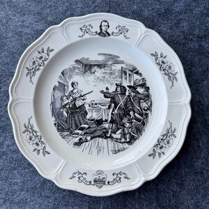 Wedgwood 200th Commemorative Anniversary Plate Fourth State Georgia Collectable